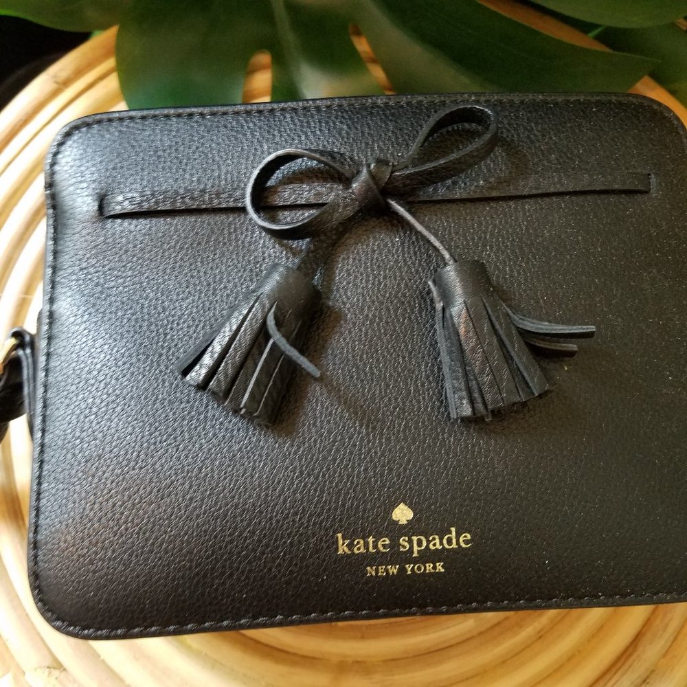 Kate Spade Hayes Camera Bag Crossbody Black Warm - Picture 6 of 8